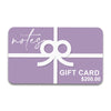 Notes-LA Gift Card